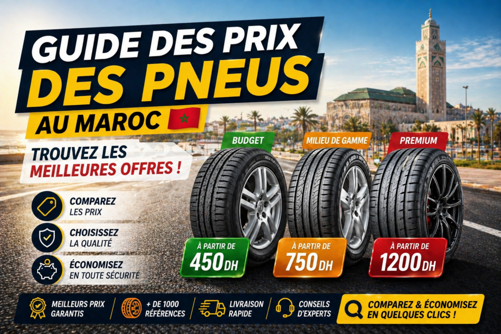 Guide des prix des pneus au Maroc : Trouvez les meilleures offres !
