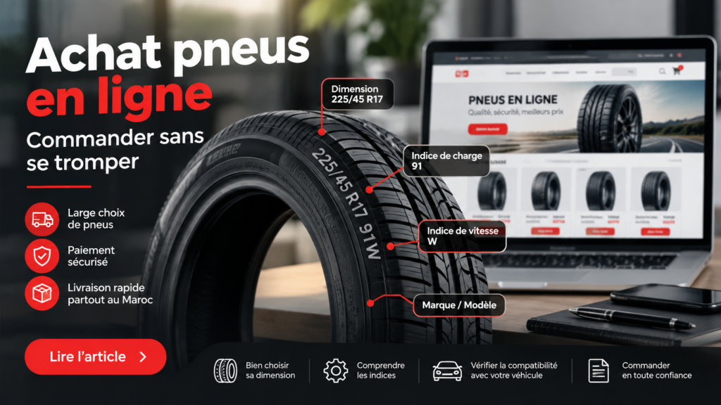 Achat pneus en ligne: commander sans se tromper