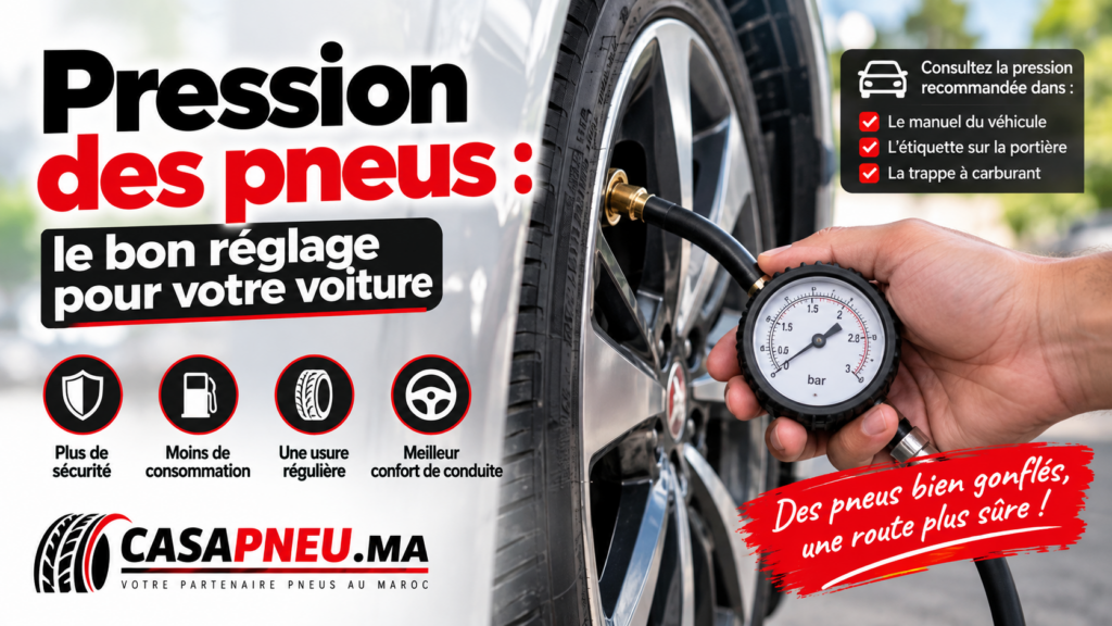 Pression des pneus: le bon réglage pour votre voiture