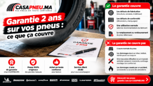 Garantie 2 ans sur vos pneus: ce que ça couvre