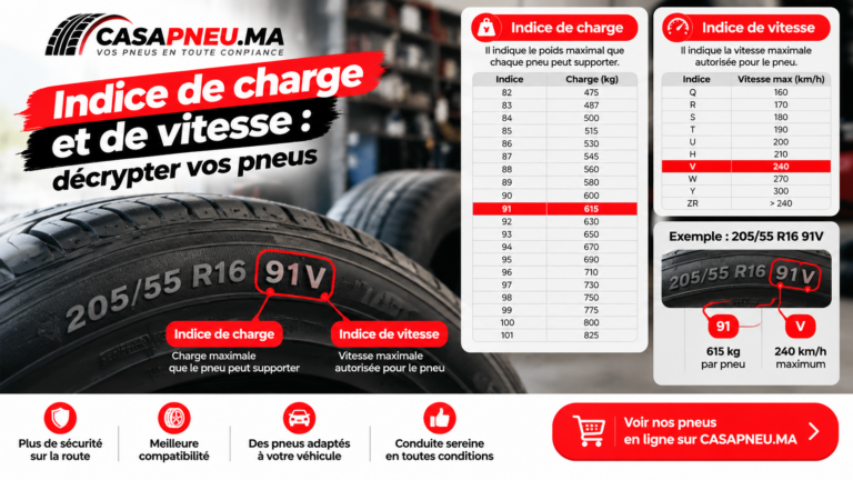 Indice de charge et de vitesse: décrypter vos pneus