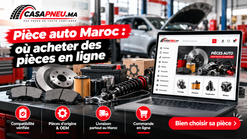 Piece auto Maroc: où acheter des pièces en ligne
