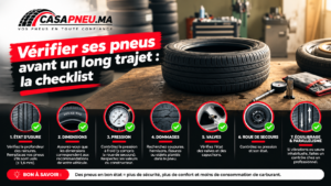 Vérifier ses pneus avant un long trajet: la checklist